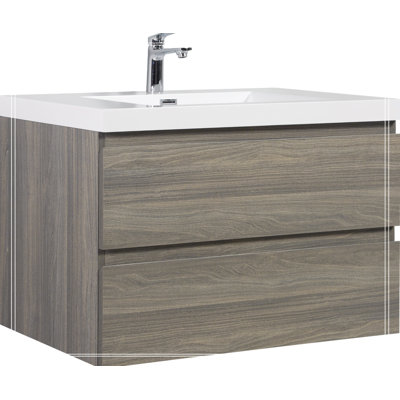 Meuble-lavabo mural 36 po