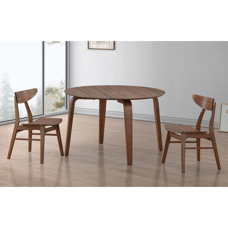 Uptown-Walnut 48" Round Table., Walnut
