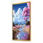 «Rose and Blue Pink Traverse River», art mural abstrait-341388648-430225838