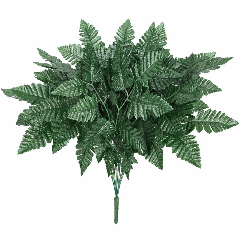 Artificial Leather Fern Leaf Stem