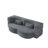 Sleeper Sofa with 2 Pillows (Dark Gray)