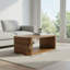 Walnut Veneer Coffee Table With A Wide Tabletop Design