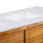 Tessa 48 In. Mango Wood Carrara White Marble Countertop Bath Vanity with Satin Gold Faucet