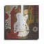 Art mural en métal luxueux «Rock N Roll Guitars Brown» par Michael Mullan-102872833
