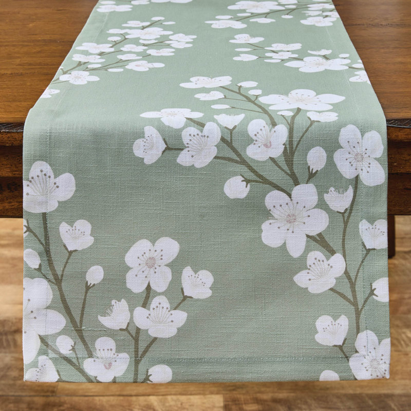 Cherry Blossom Table Runner, 72" L x 15" W