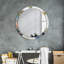Huldar Glass Flat Wall Mirror