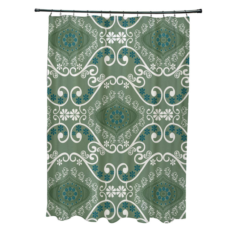 Rideau de douche Harrel, Vert