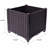 Deep Raised Garden Bed Plastic Planter Boxes For Vegetables Flowers Herbs And Succulents,Self-Watering Planter Box Raised Bed To Grow Flowers, Herbs & Vegetables, 15.7" L X 15.7" D X 14.7" H