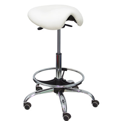 Adjustable Height Ergonomic Active Stool with Footrest