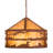 3 - Light Lantern Drum Chandelier