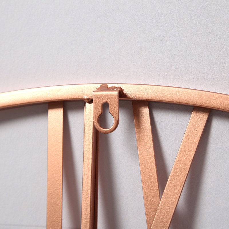 Abdulkader Iron Wall Clock, Gold