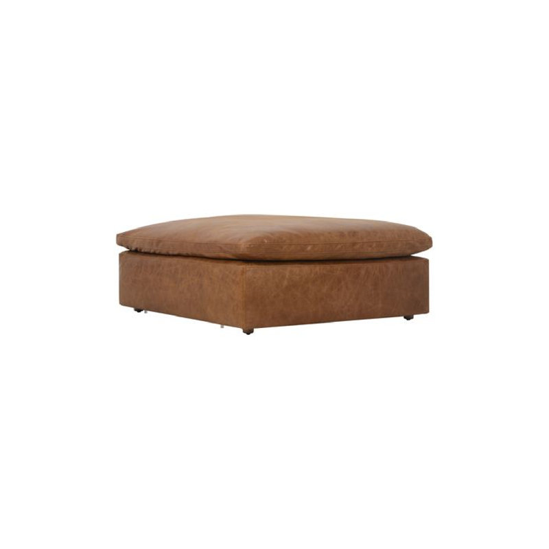 Repose-pieds en cuir Truman