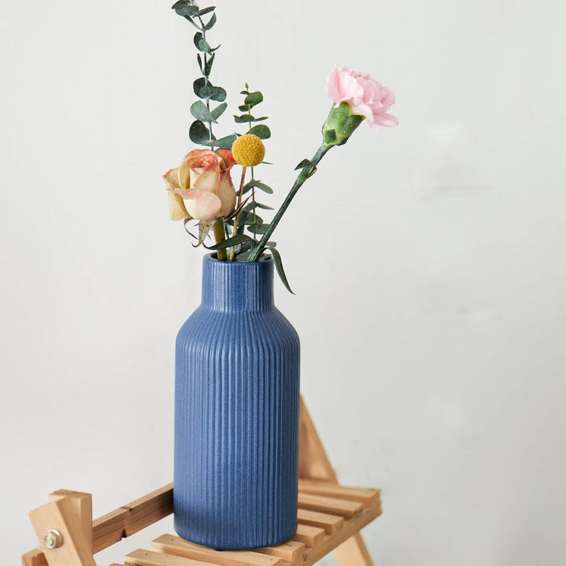 Ceramic Table Vase, Blue