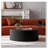 Round Coffee Table with Handcrafted Relief-876050617