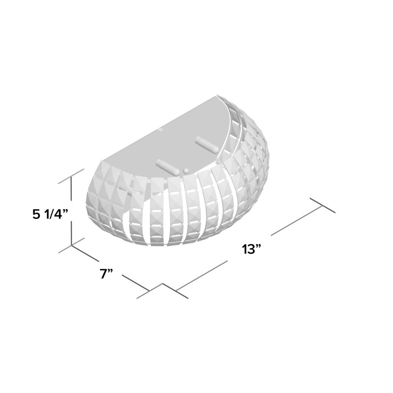 Danii Steel Flush Mounted Sconce