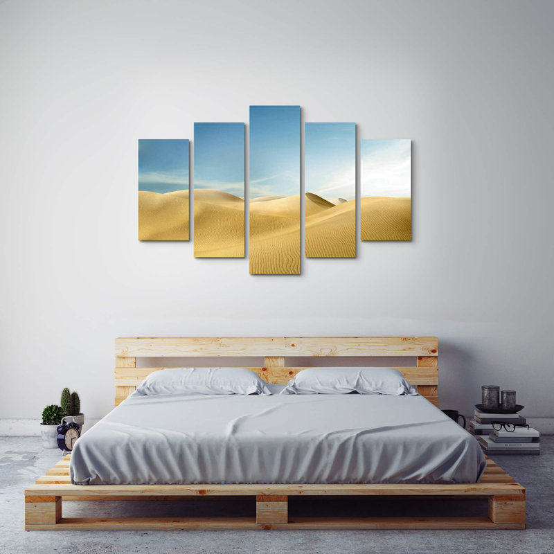 5 Piece Wrapped Canvas Wall Art Set