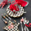 Courtly Check® Ceramic Fluted Dessert Plate