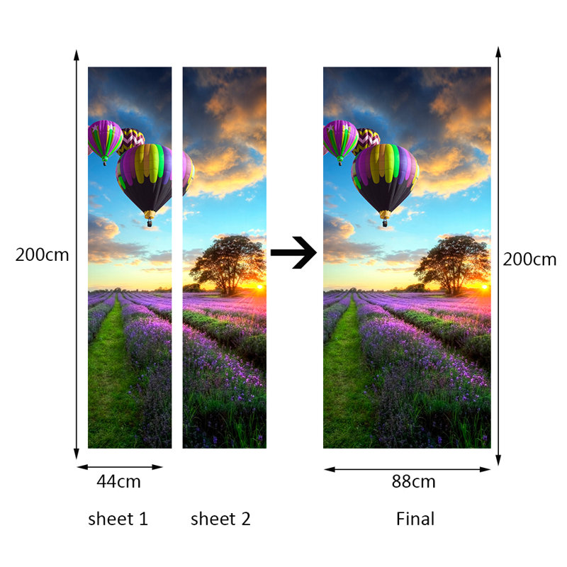 Plants & Flowers Door Decal