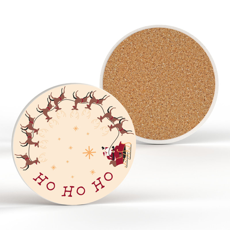 Carley Ceramic Round 1 Piece Coaster