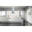 Hotte pour îlot de cuisine convertible H101C Series en acier inoxydable