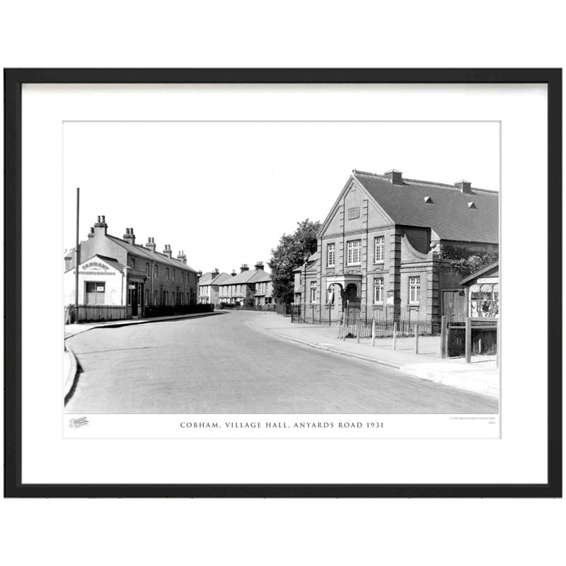 Cobham, Village Hall, Anyards Road 1931 by Francis Frith - Single Picture Frame Print, 45cm H x 60cm W x 2.3cm D