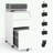 Metal Storage Cabinet on Wheels with 3 drawers and lock