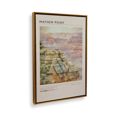 Mather Point, Grand Canyon Canvas Art Print