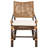 Stylish Bungalo Rattan Armchair with Cushion – Natural Textures, Modern Global Charm for Living Room-644286718
