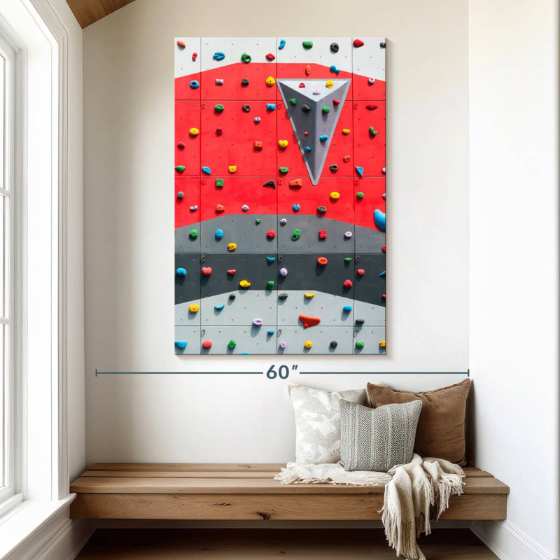 Sireci Indoor Climbing, 51" H x 34" W