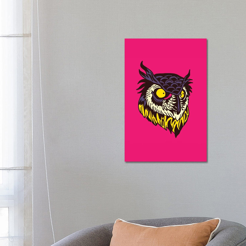 Owl by Nick Cocozza - No Frame Gallery-Wrapped Canvas Giclée on Canvas, 66.04 cm H x 45.72 cm W