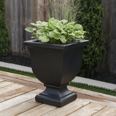 Arvia Self Water Resin Urn Planter
