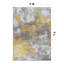 Tapis abstrait contemporain patiné antidérapant-1035364083