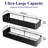 2-Piece Adhesive Shower Caddy Set, Rustproof Stainless Steel Bathroom Shelves with Hooks, Drill-Free Wall-Mounted Shower Organizer-976889075-976889073