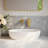 Wall Mounted Bathroom Faucet, Single-handle Bathroom Sink Faucet with Drain Assembly-125423807