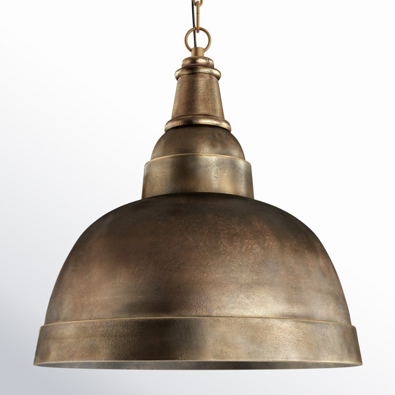 Stacy 1 - Light Single Pendant, Oxidized Brass