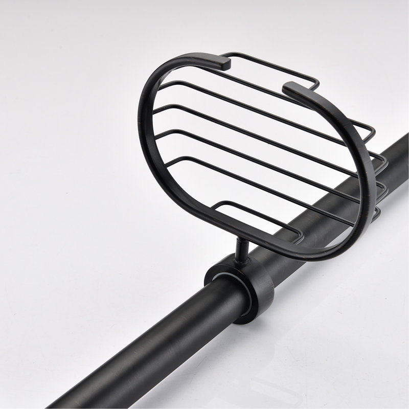 8" Rain Shower Head And Handheld System With Adjustable Soap Dish In Oil-Rubbed Bronze Style Kit Water Flow