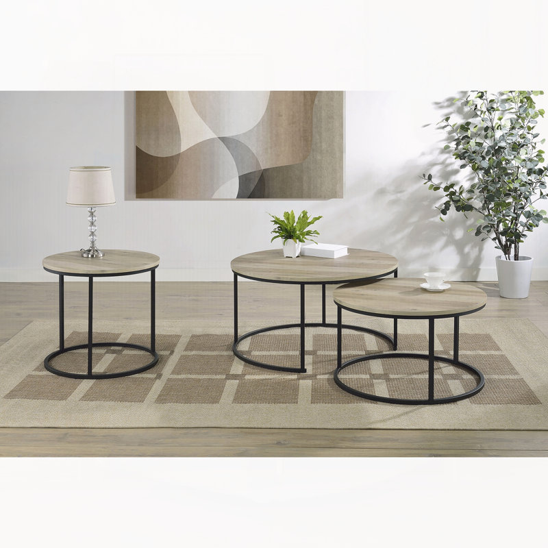 Table basse gigognes 2 pièces