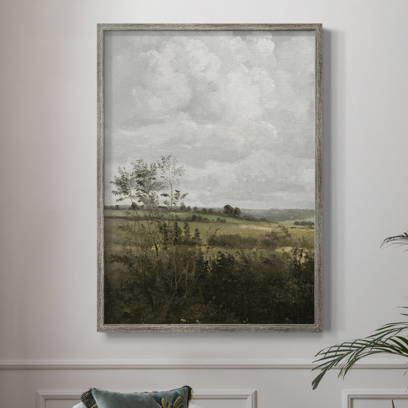 Vintage Landscape CCXXXI Framed Print - Solid Wood