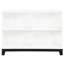 Bibliothèque rustique blanche à 4 tablettes - Mobilier en bois pour le salon et le bureau dans une chambre à coucher en bois design