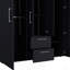 Armoire tout-en-un 2 portes Wenge