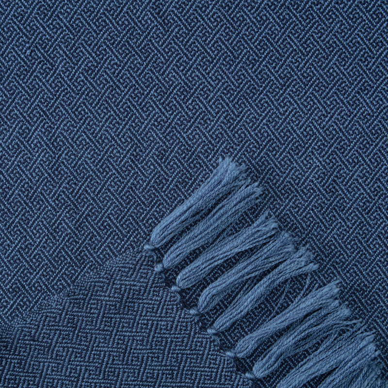 Jeté Mini Maze, Bleu