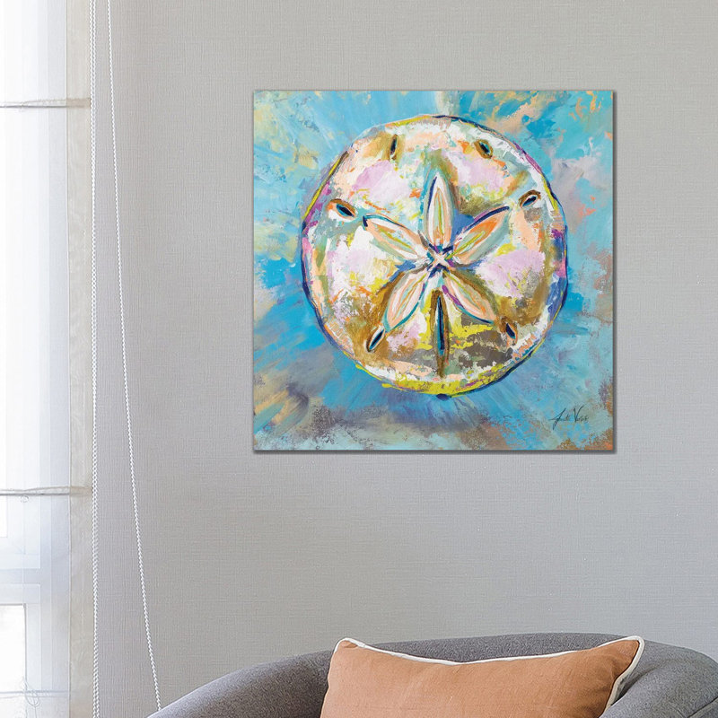 Sand Dollar by Jeanette Vertentes - Wrapped Canvas Gallery-Wrapped Canvas Giclée, 66.04 cm H x 66.04 cm W