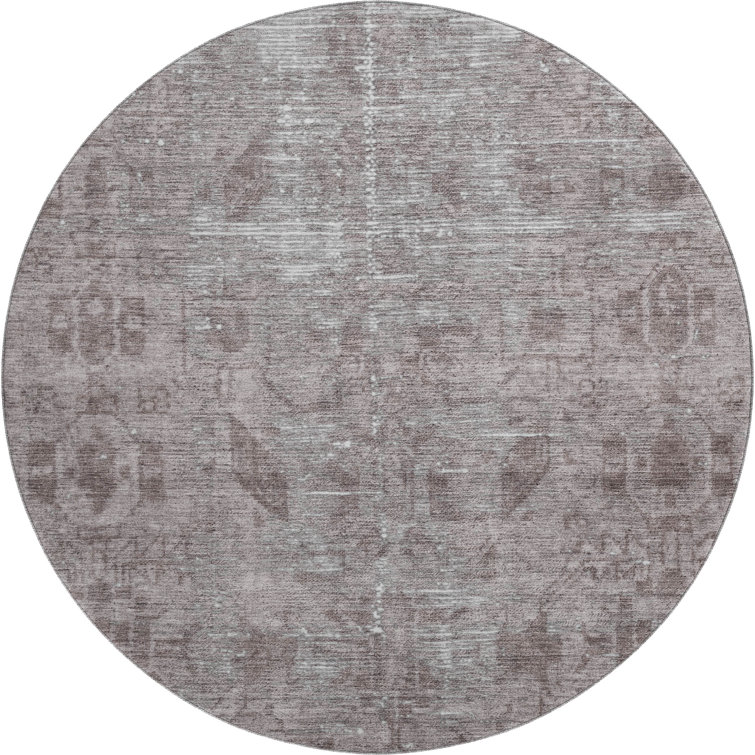 Premium Machine Washable Larock AMF1228 Global Rug