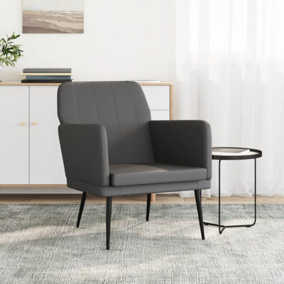 Ghada Faux Leather Armchair