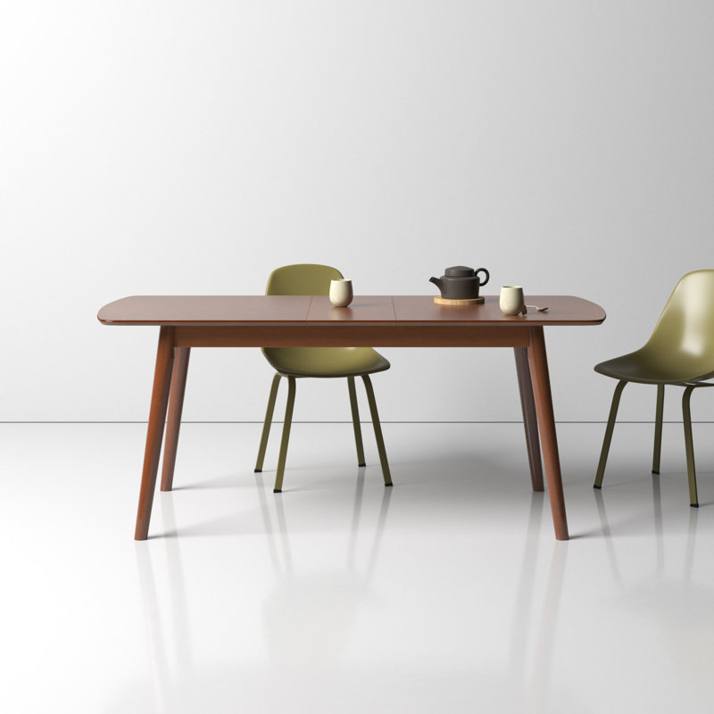 Fairfield 59.05'' Extendable Dining Table, Walnut