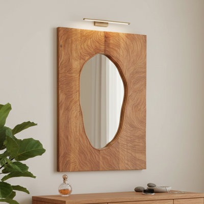 Natural Solid Rosewood Wall Mirror