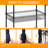 3-Tier Rolling Storage Cart With Adjustable Shelves, Wire Baskets, And 360-Degree Wheels For Kitchen, Bathroom, Office, And Laundry Organization-113107653