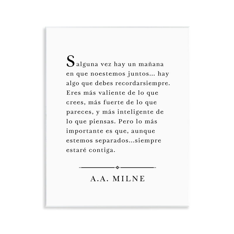 A.A. Traduction libre: Milne