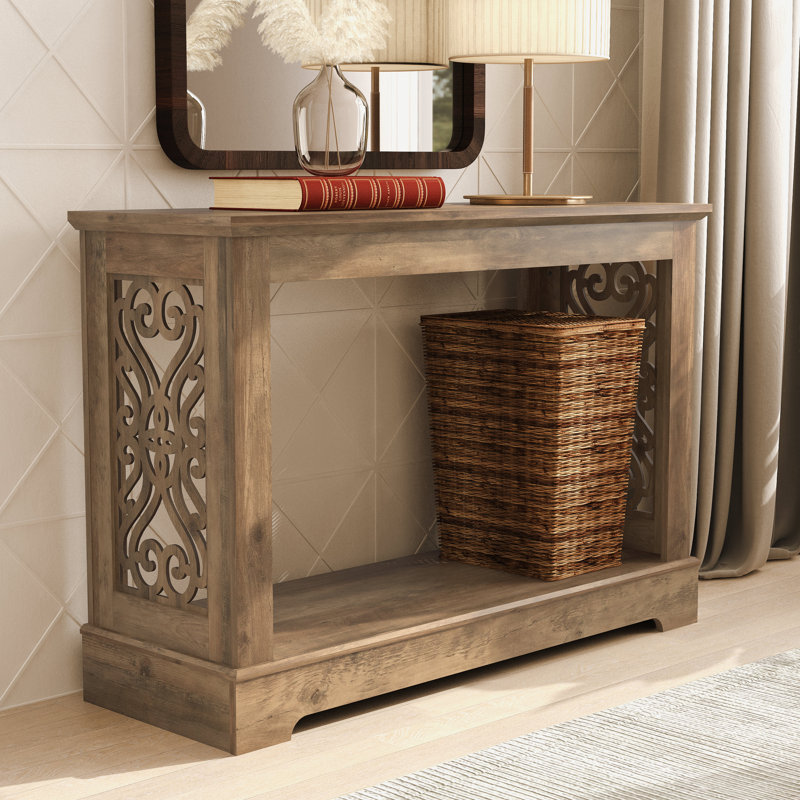 Korbin 42'' Console Table, Knotty Oak
