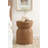 Round Rattan Lift-Top Side Table